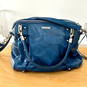 Loved Rebecca Minkoff blue leather handbag !!!